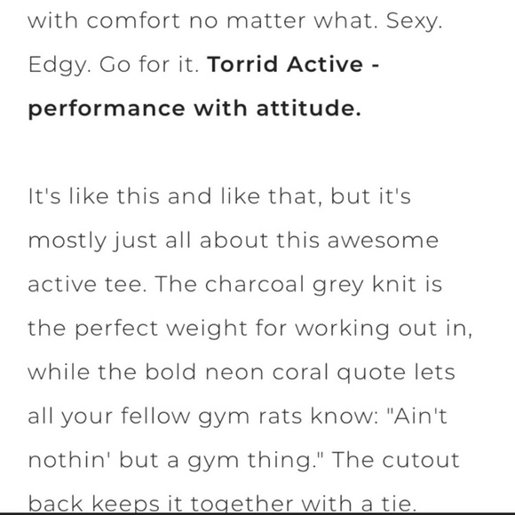 Torrid active graphic shirt size 2X - Picture 4 of 6